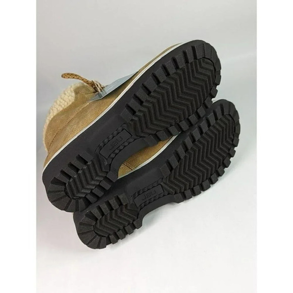 JBU Tan Ankle Boots with Cream Lining - Picture 5 of 5